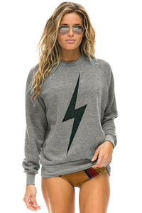 Bolt Crew Sweatshirt - Heather Grey