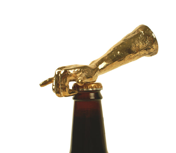 Shaka Hand Casted Bottle Opener-Brass
