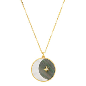 Night moon Crescent Necklace