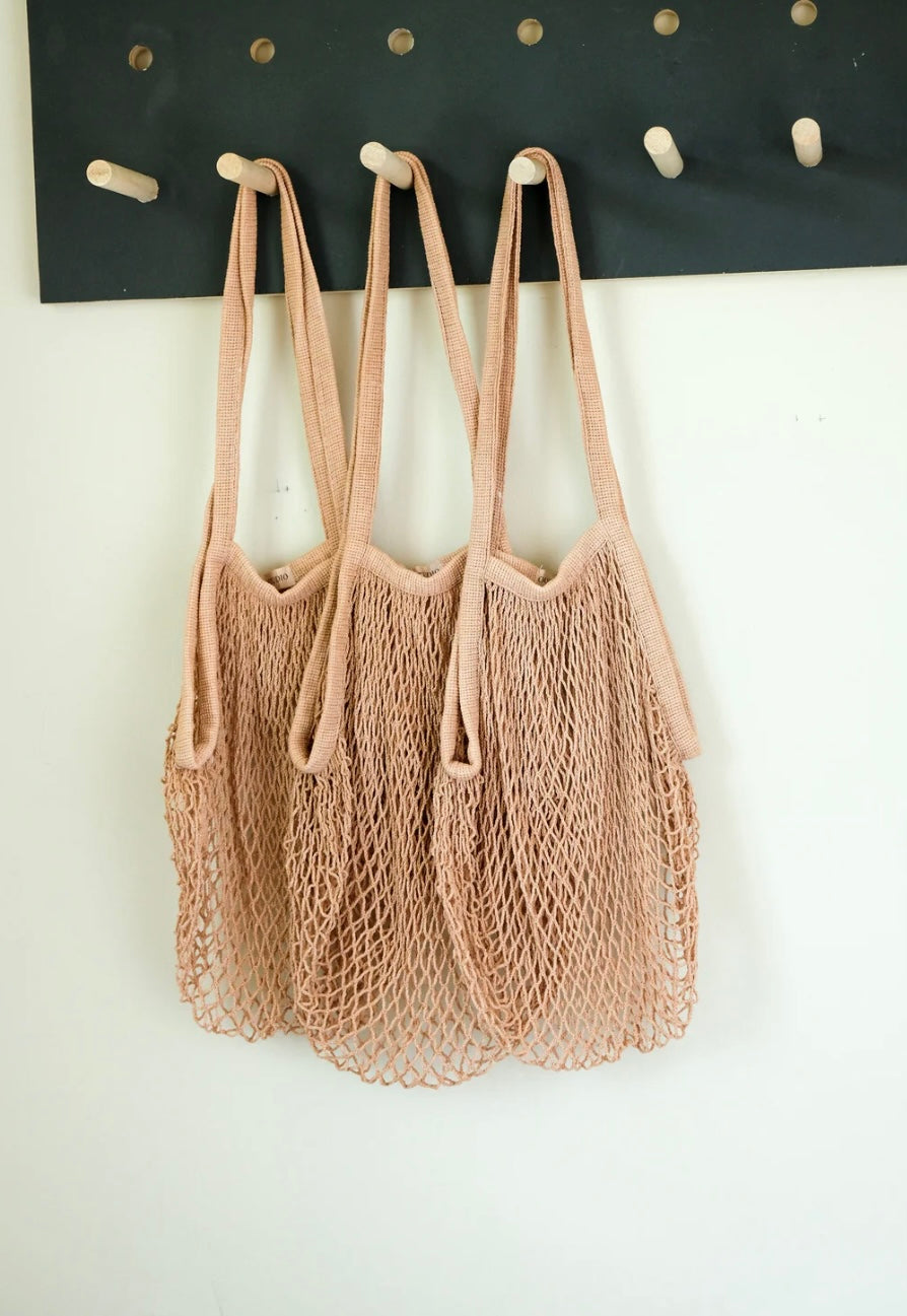 Warm Tone Net Market Bag