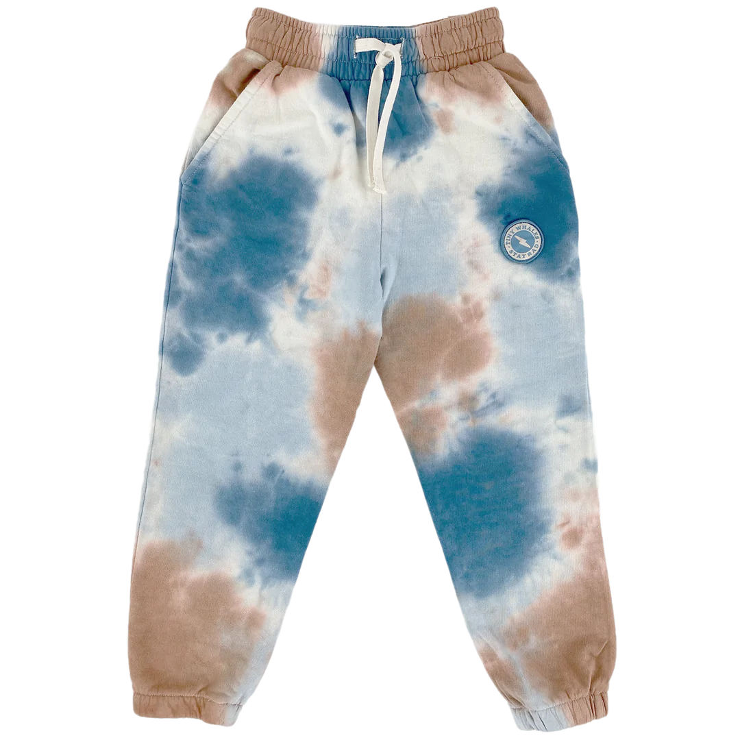 Sweatpants T-Dye - Rust/Blue/White