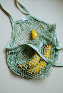 Soft pastel Market bag, net shopping bag,reusable market bag