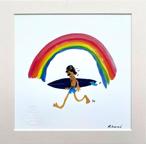 Rainbow Runner Print