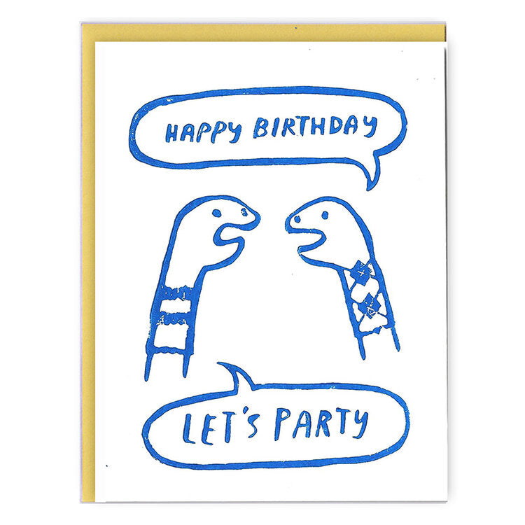 Sock Puppet Birthday Card