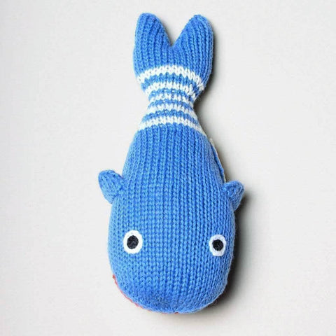 Organic Baby Toy Rattle  - Whale